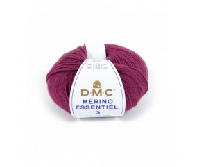 Pelote de laine Merino Essentiel 3 - DMC violet 958 sperenza