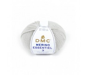 Pelote de laine Merino Essentiel 3 - DMC gris 962 sperenza