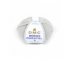 Pelote de laine Merino Essentiel 3 - DMC gris 962 sperenza