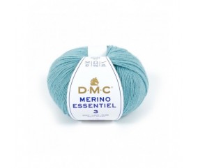 Pelote de laine Merino Essentiel 3 - DMC bleu 964 sperenza