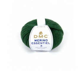 Pelote de laine Merino Essentiel 3 - DMC vert 967 sperenza
