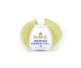 Pelote de laine Merino Essentiel 3 - DMC vert 968 sperenza