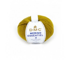 Pelote de laine Merino Essentiel 3 - DMC jaune 969 sperenza