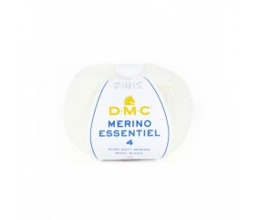Pelote de laine Merino Essentiel 4 - DMC - Certifié Oeko-Tex blanc 850 sperenza