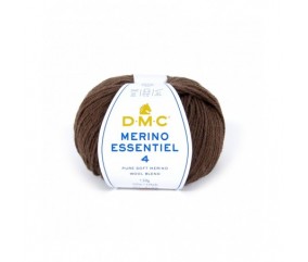 Pelote de laine Merino Essentiel 4 - DMC - Certifié Oeko-Tex marron 854 sperenza
