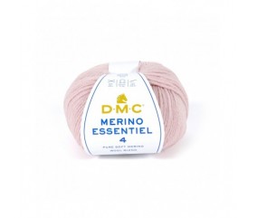 Pelote de laine Merino Essentiel 4 - DMC - Certifié Oeko-Tex rose 855 sperenza