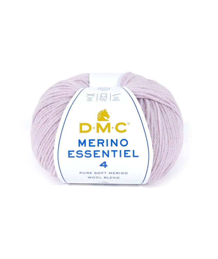 Pelote de laine Merino Essentiel 4 - DMC - Certifié Oeko-Tex violet 860 sperenza