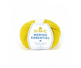 Pelote de laine Merino Essentiel 4 - DMC - Certifié Oeko-Tex jaune 866 sperenza