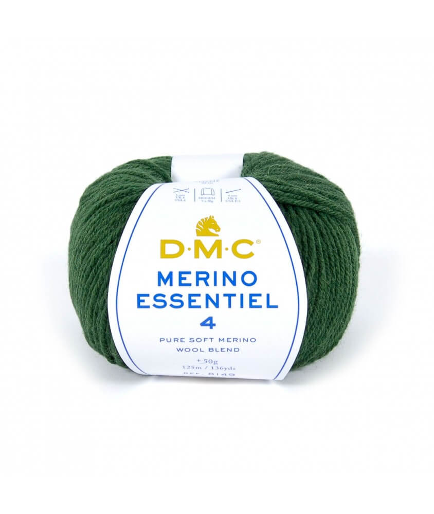 Pelote de laine Merino Essentiel 4 - DMC - Certifié Oeko-Tex vert 867 sperenza