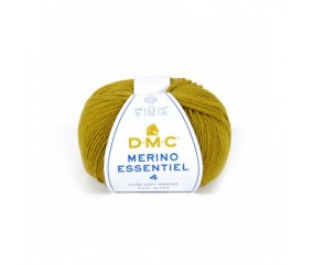 Pelote de laine Merino Essentiel 4 - DMC - Certifié Oeko-Tex jaune 869 sperenza