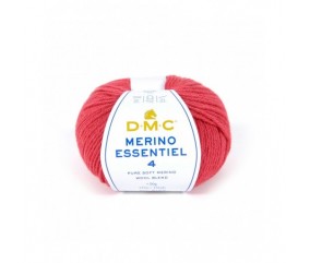 Pelote de laine Merino Essentiel 4 - DMC - Certifié Oeko-Tex rose 870 sperenza