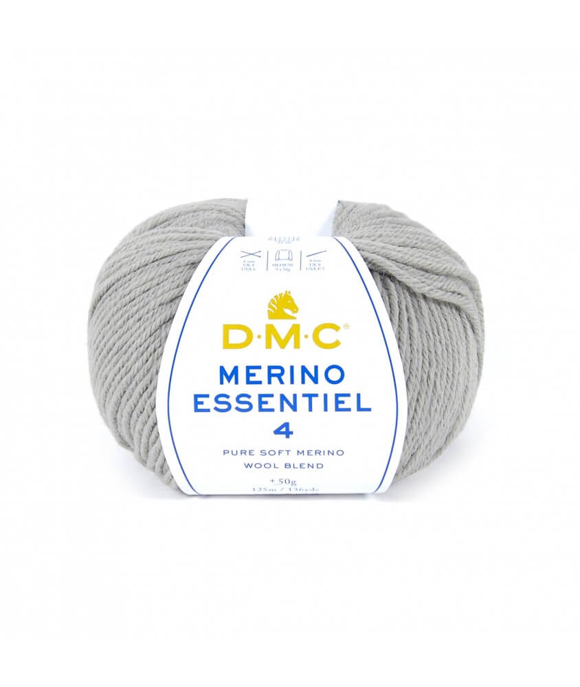 Pelote de laine Merino Essentiel 4 - DMC - Certifié Oeko-Tex blanc 850 sperenza