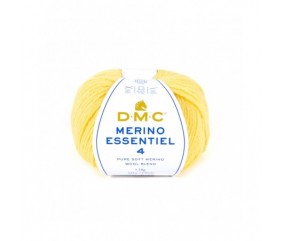 Pelote de laine Merino Essentiel 4 - DMC - Certifié Oeko-Tex jaune 875 sperenza