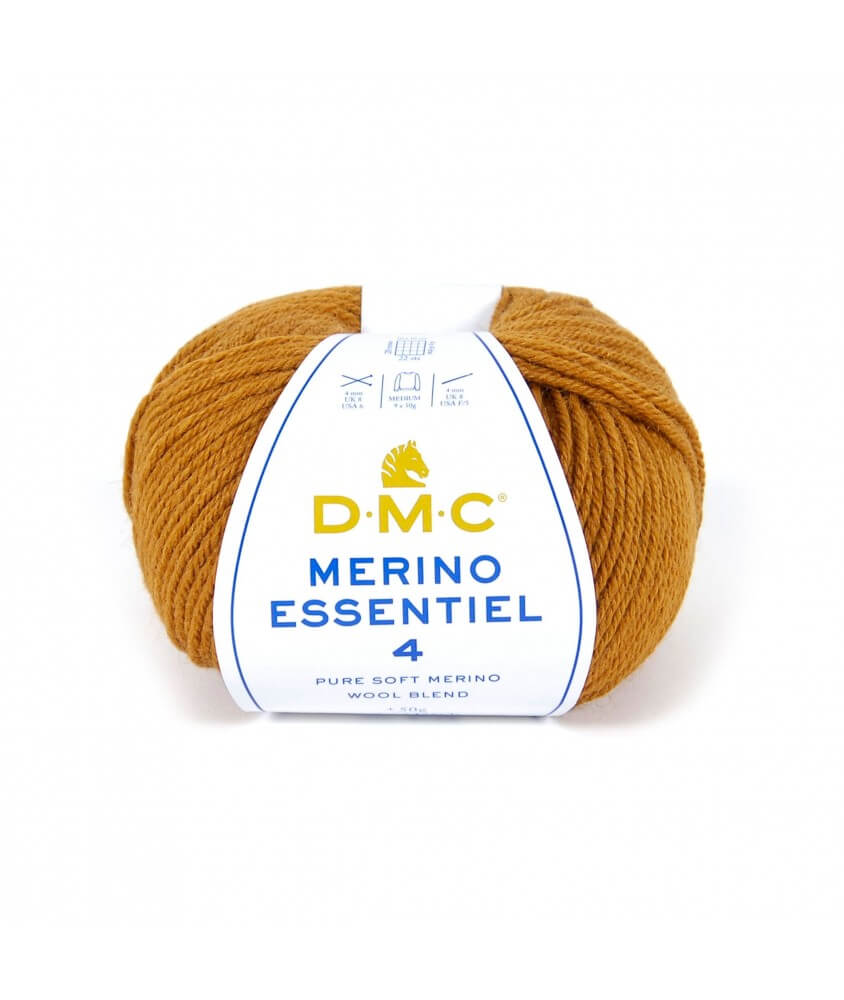 Pelote de laine Merino Essentiel 4 - DMC - Certifié Oeko-Tex orange 876 sperenza