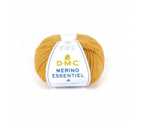 Pelote de laine Merino Essentiel 4 - DMC - Certifié Oeko-Tex jaune 878 sperenza