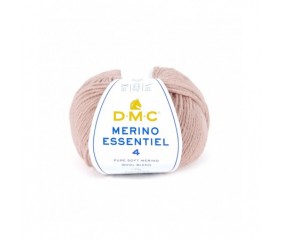 Pelote de laine Merino Essentiel 4 - DMC - Certifié Oeko-Tex rose 879 sperenza