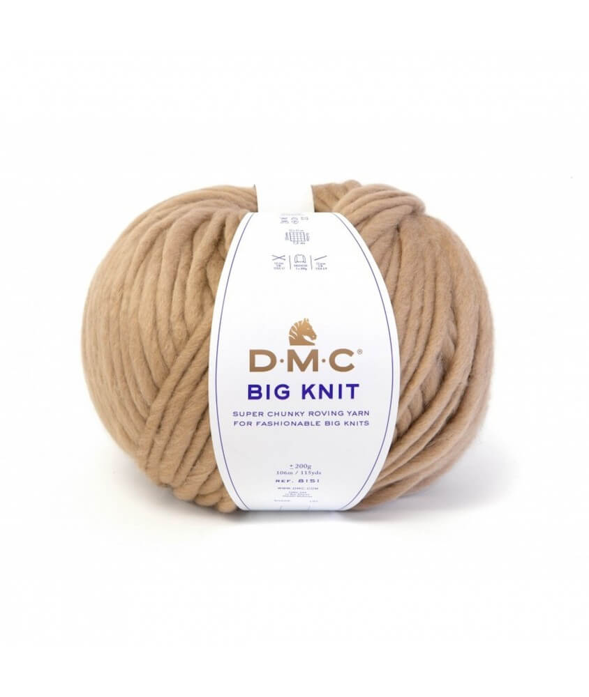 Pelote de laine Big Knit 200 GR - DMC marron 101 sperenza