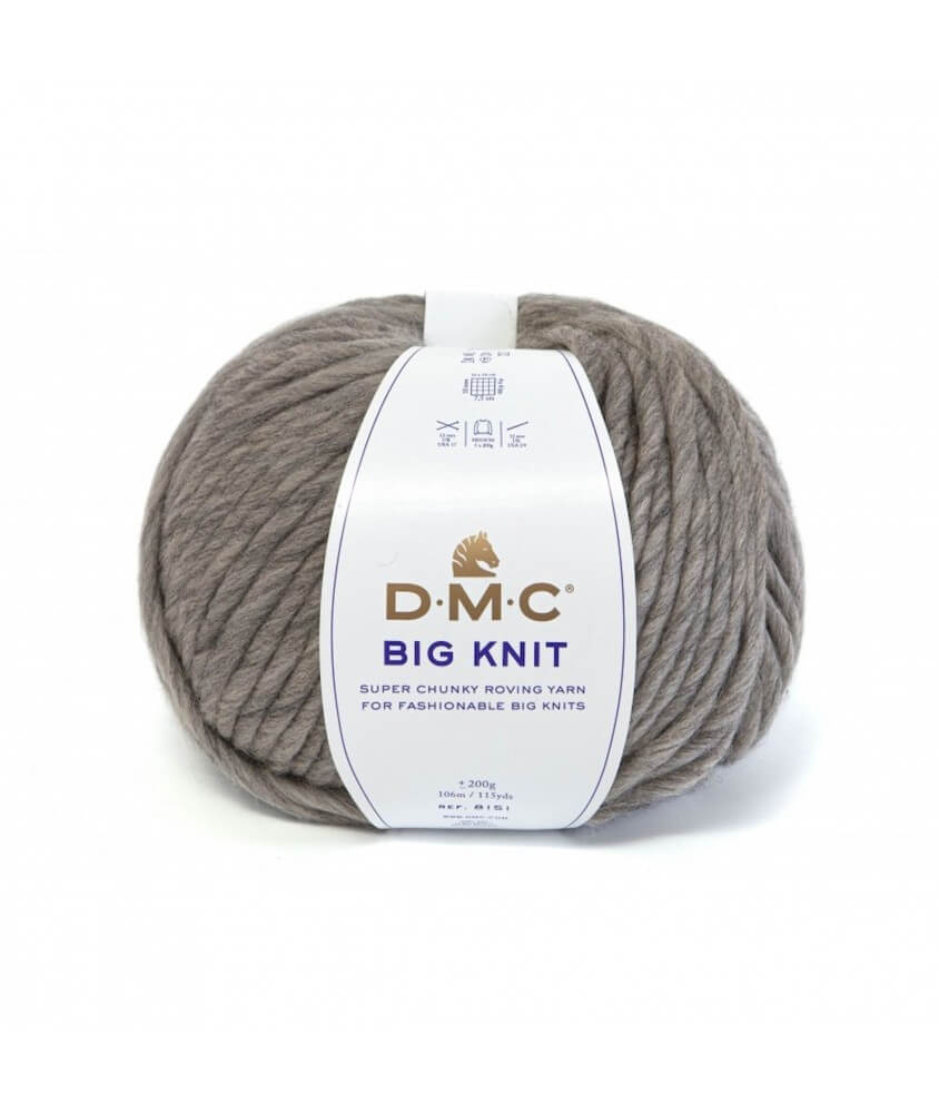 Pelote de laine Big Knit 200 GR - DMC gris 103 sperenza