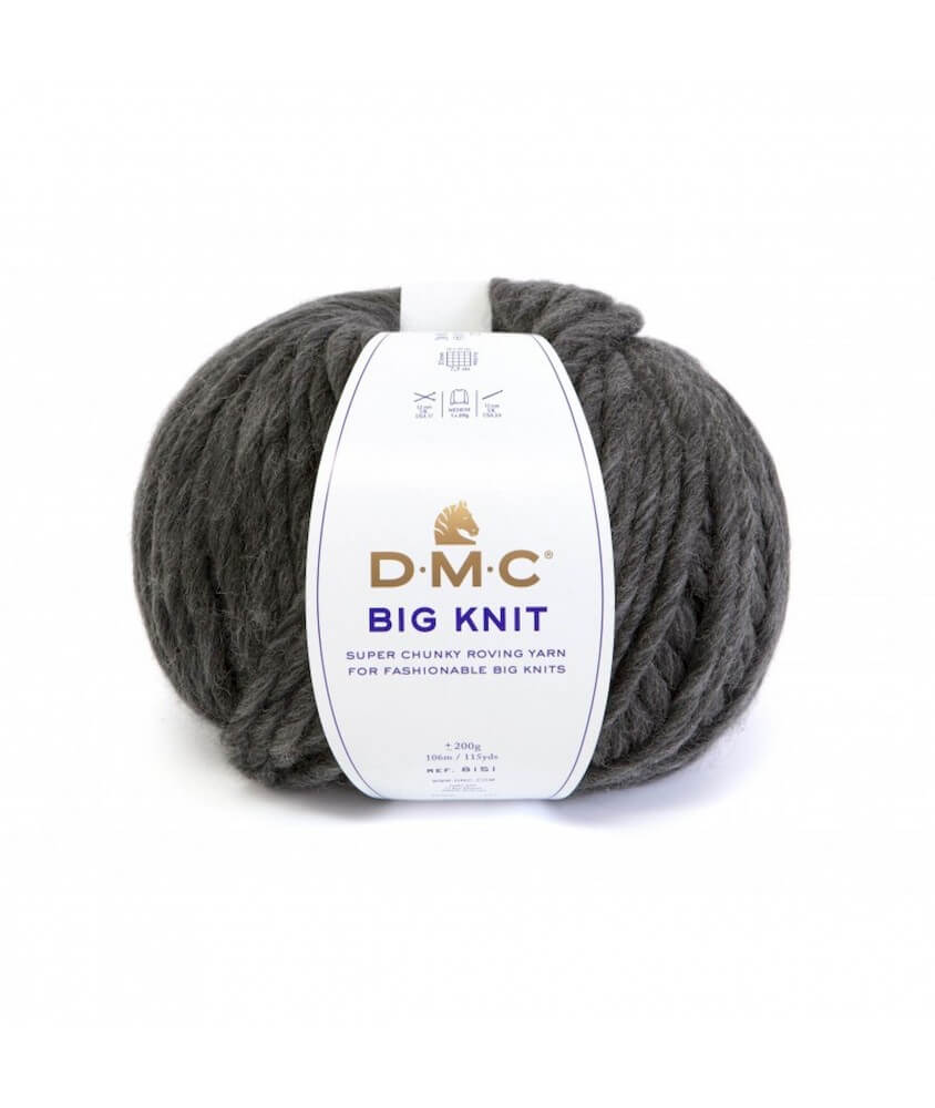 Pelote de laine Big Knit 200 GR - DMC gris 104 sperenza