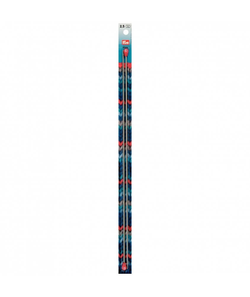 Aiguilles à tricoter 40 cm aluminium N°2 à 7 - Prym Aiguilles à tricoter 40 cm aluminium N°2 à 7 - Prym