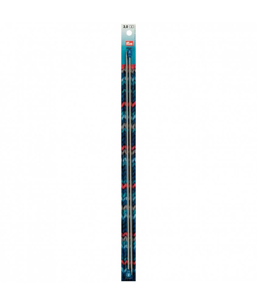 Aiguilles à tricoter 40 cm aluminium N°2 à 7 - Prym Aiguilles à tricoter 40 cm aluminium N°2 à 7 - Prym