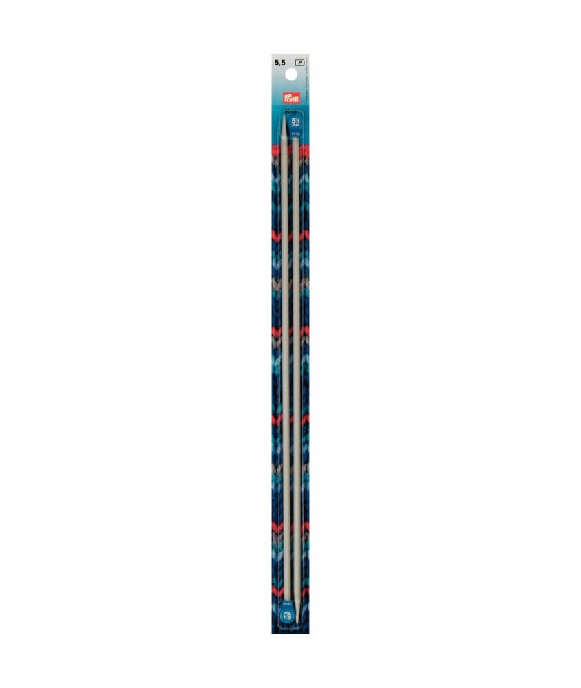 Aiguilles à tricoter 40 cm aluminium N°2 à 7 - Prym Aiguilles à tricoter 40 cm aluminium N°2 à 7 - Prym