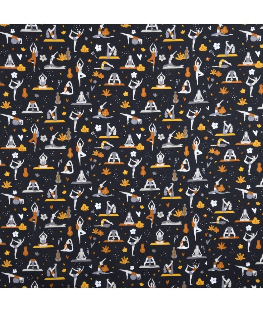 Tissu coton fitness danseuses