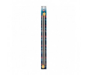 Aiguilles à tricoter 40 cm plastique N°8 à 10 - Prym