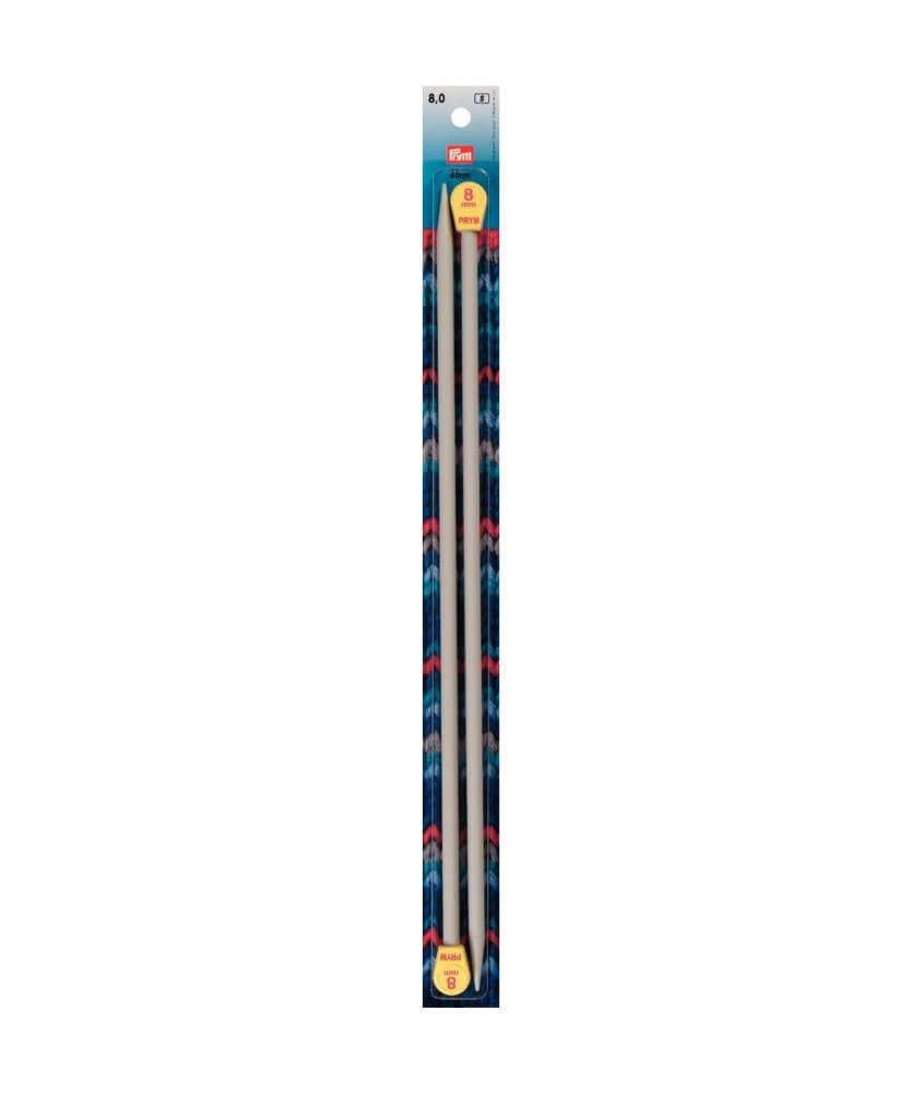 Aiguilles à tricoter 40 cm plastique N°8 à 10 - Prym Aiguilles à tricoter 40 cm plastique N°8 à 10 - Prym