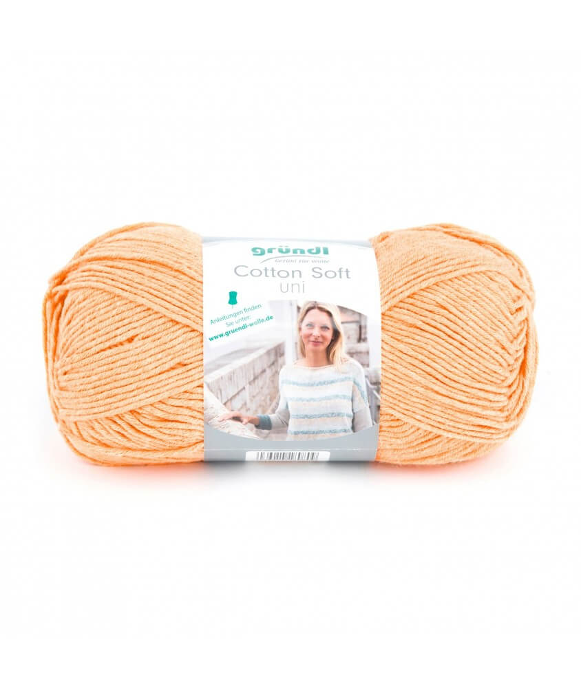 Fil à tricoter COTTON SOFT UNI - Grundl - Certifié Oeko-tex orange 10 sperenza