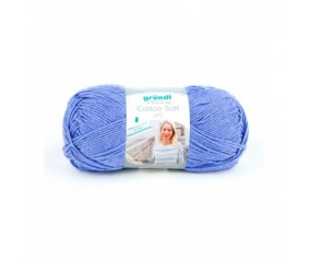 Fil à tricoter COTTON SOFT UNI - Grundl - Certifié Oeko-tex bleu 04 sperenza