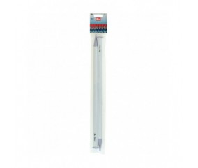 Aiguilles à tricoter 40 cm plastique N°12 à 25 - Prym