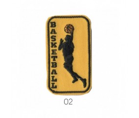 Ecussons Thermocollant Sport - Basketball - 5 X 3 cm - Mediac