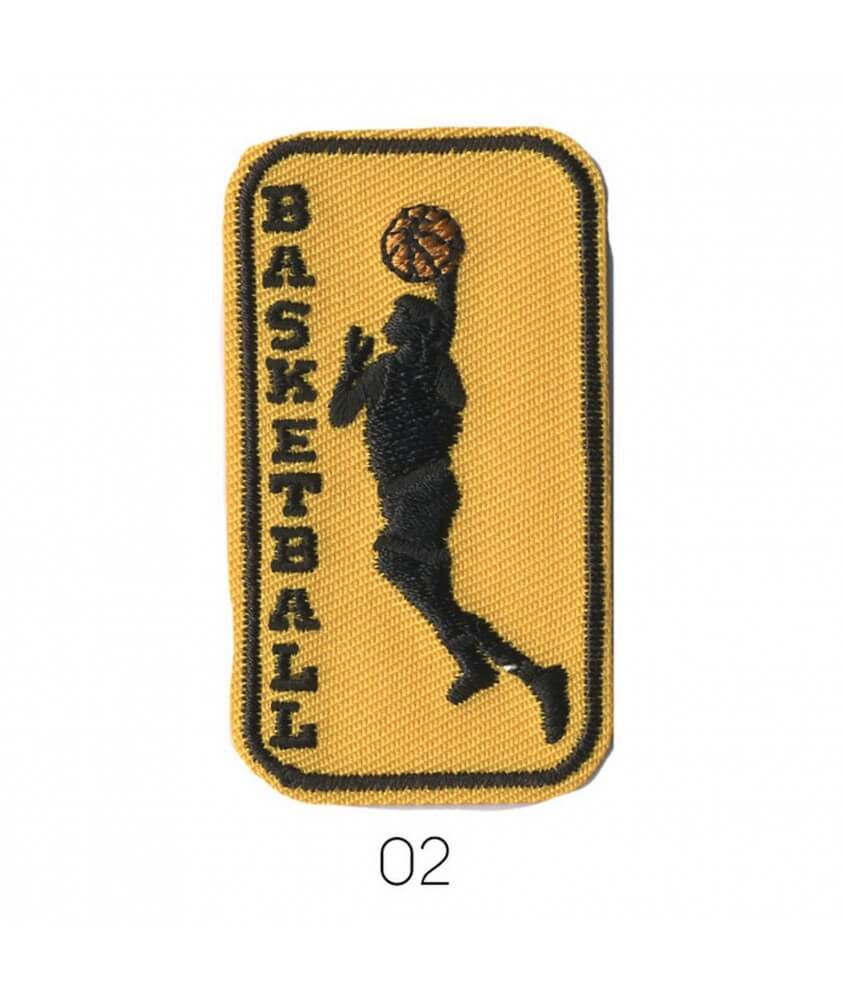 Ecussons Thermocollant Sport - Basketball - 5 X 3 cm - Mediac