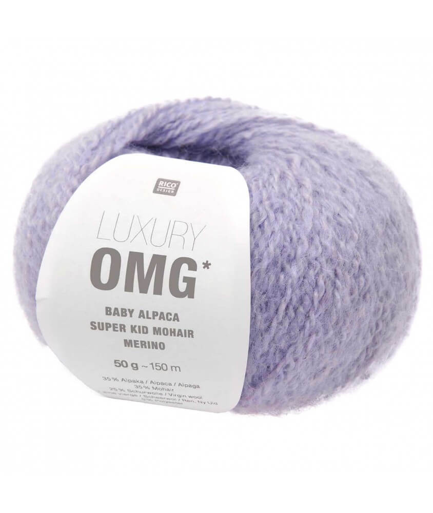 Fil exceptionnel à tricoter Luxury OMG - Rico Design violet 05 lilas clair sperenza Fil exceptionnel à tricoter Luxury OMG - Rico Design violet 05 lilas clair sperenza