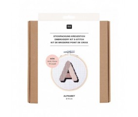 Kit de broderie Mini Alphabet - Rico Design