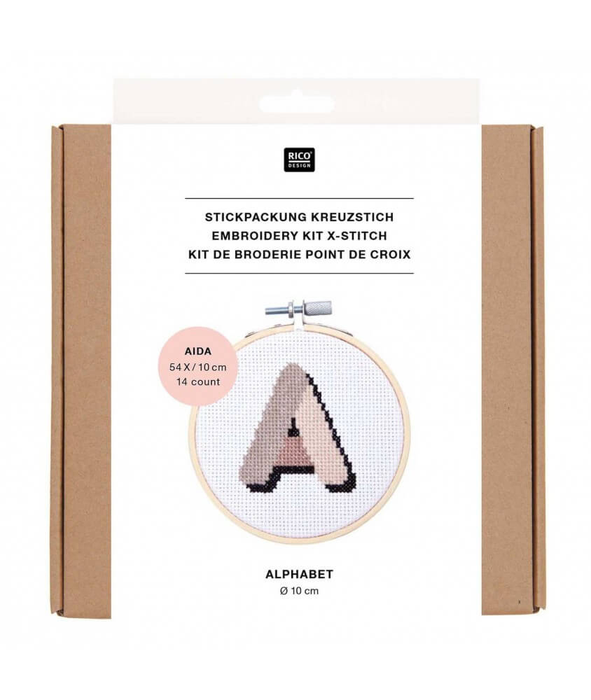 Kit de broderie Mini Alphabet - Rico Design