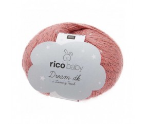  Fil à tricoter Rico Baby Dream Tweed Dk - Rico Design rose 01 azalée sperenza