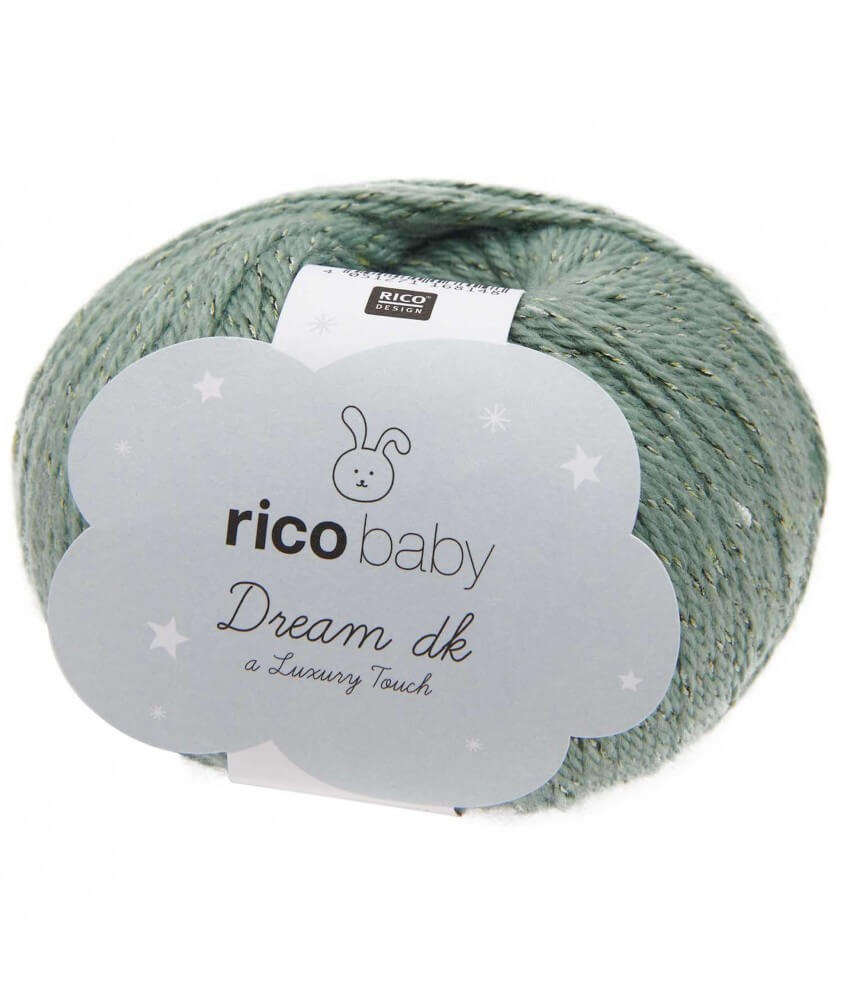 Fil à tricoter Rico Baby Dream Tweed Dk - Rico Design vert 02 mousse sperenza Fil à tricoter Rico Baby Dream Tweed Dk - Rico Design vert 02 mousse sperenza