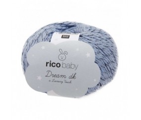  Fil à tricoter Rico Baby Dream Tweed Dk - Rico Design bleu 03 sperenza