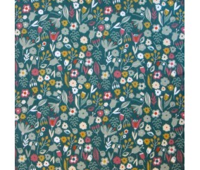Tissu coton Bio fleurs des champs