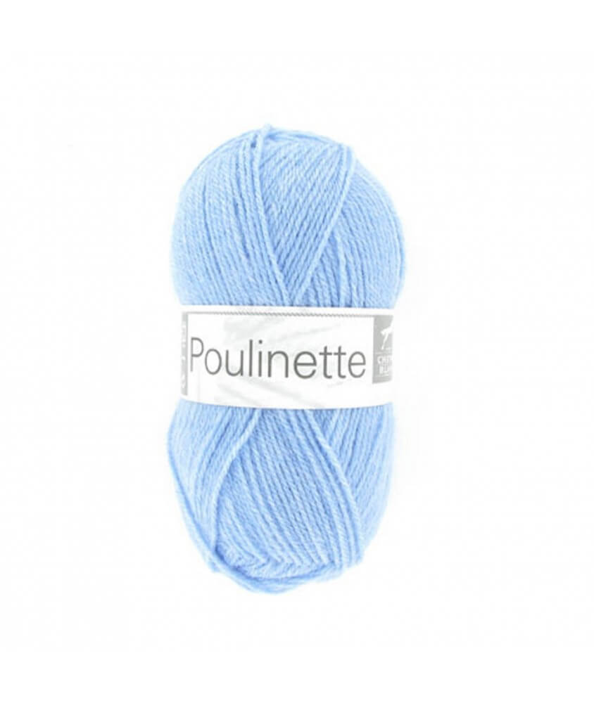 Pelote de laine poulinette  - Cheval blanc - layette laine pas chere  - sperenza -PelotePOULINETTE