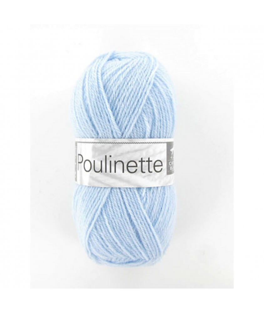 Pelote de laine poulinette  - Cheval blanc - layette laine pas chere  - sperenza -PelotePOULINETTE