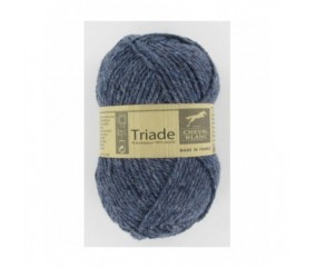 Pelote de laine et coton à tricoter TRIADE - Cheval Blanc