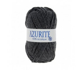 Pelote de laine pas chère Azurite Gris anthracite - Distrifil