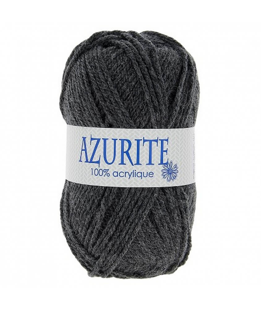 Pelote de laine pas chère Azurite Gris anthracite - Distrifil