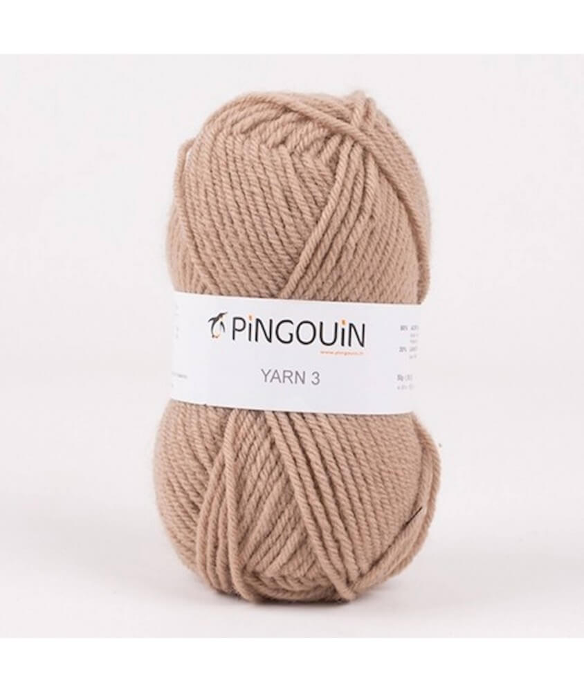 Sperenza pingouin pingo Le Yarn 3 taupe marron