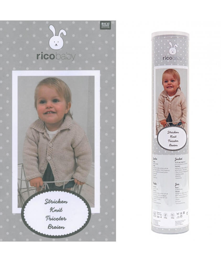 Kit veste pour enfant à tricoter - Rico Design