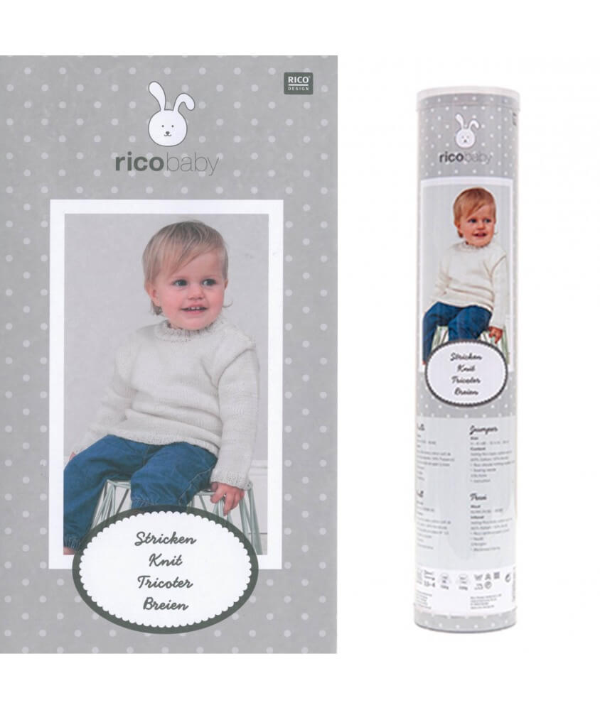 Kit pull pour enfant à tricoter - Rico Design