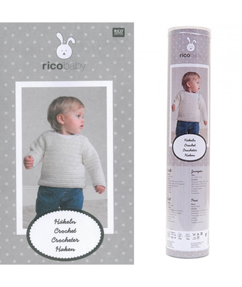 Kit Pull pour enfant à réaliser au crochet - Rico Design